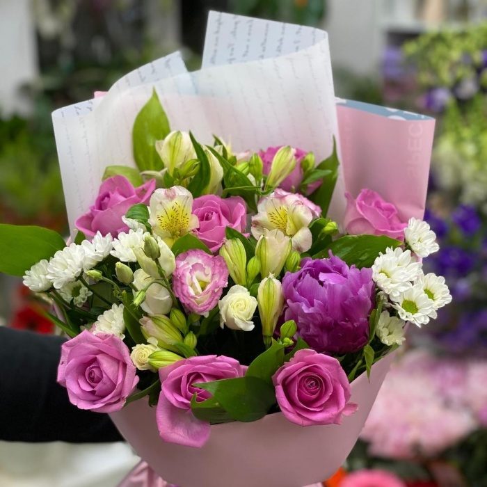 Свадебный букет из альстромерий, фото 6